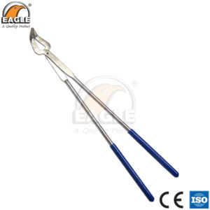 Bent Crucible Tongs - Stainless Steel