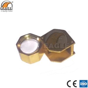 Eye Loupe Triplet 10x - Golden Hexagonal