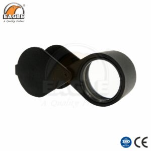 Eye Loupe Triplet 10x - Matt Black Round