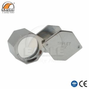 Eye Loupe Triplet 10x - Chromed Hexagonal