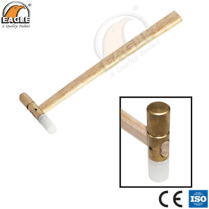 Brass and Fibre Hammer with Replaceable Tips
