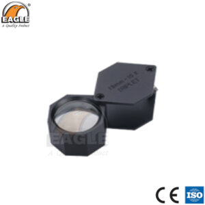 Eye Loupe Triplet 10x - Matt Black Hexagonal