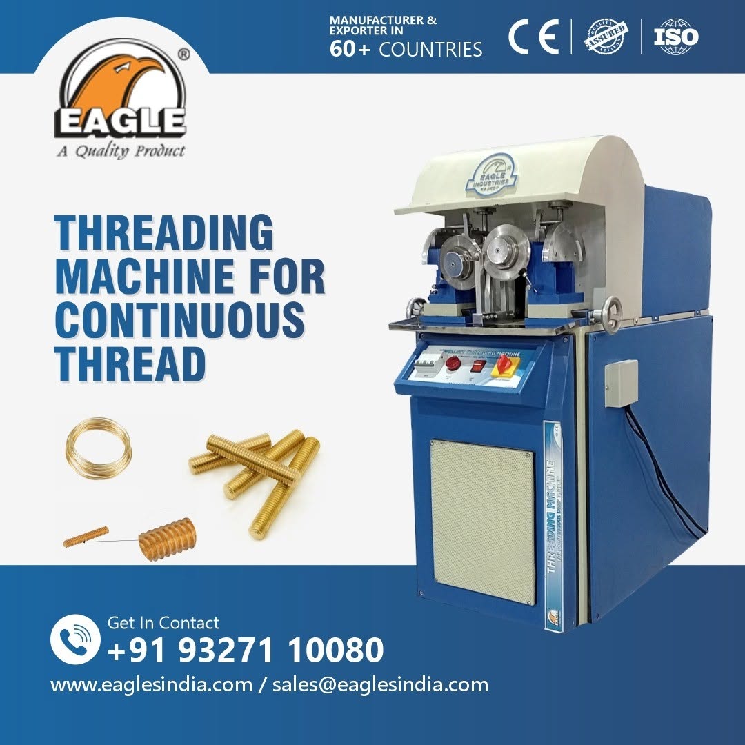 Tri Color Threading Machine Eagle's Threading Machine - Eagle Exports